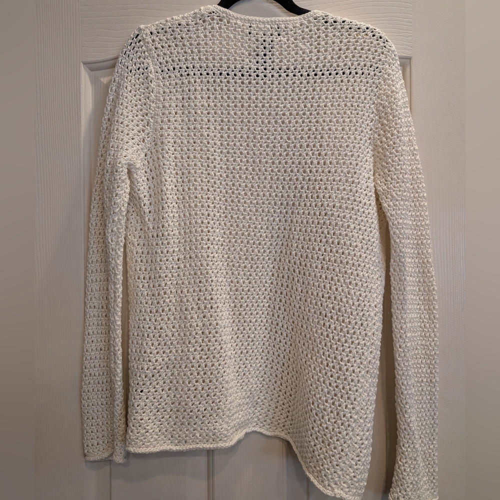 Ralph Lauren Hand Knit Open Weave Cardigan - Picture 6 of 6